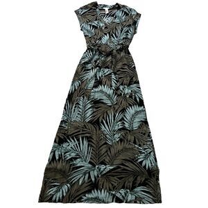 H&M Floral Maxi Dress Summer Flowy Beach Party Dress size 4